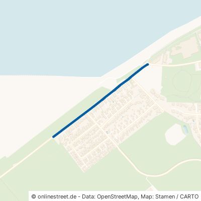 Dünenweg Cuxhaven Duhnen 