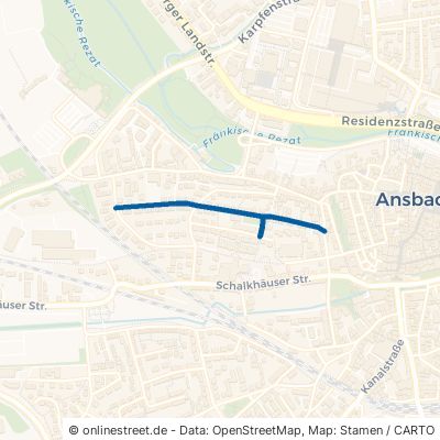 Humboldtstraße Ansbach 