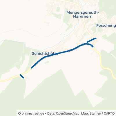 Eisfelder Straße Frankenblick Schichtshöhn 