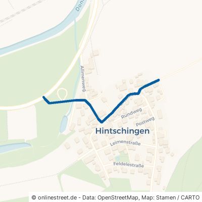 Ortsstraße Immendingen Hintschingen 