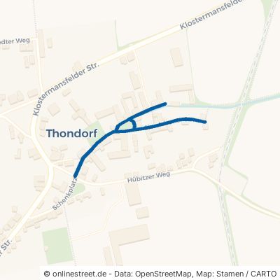 Sierslebener Straße Gerbstedt Thondorf 