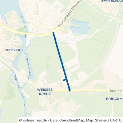 Verbindungsweg Rostock Brinckmansdorf 