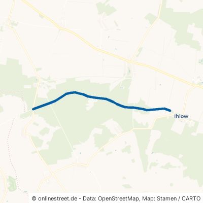 Wittenberger Heeresstraße Niederer Fläming Hohenseefeld 