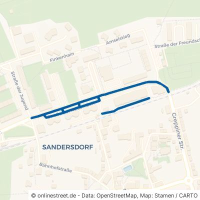 Straße der Neuen Zeit Sandersdorf-Brehna 