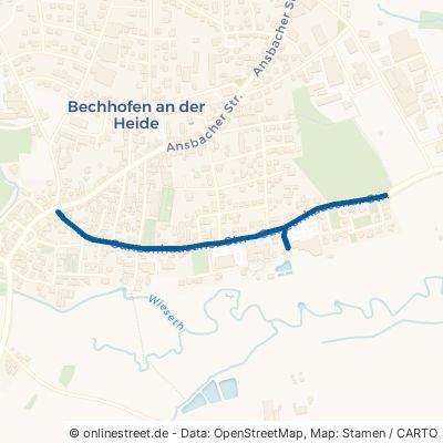 Gunzenhausener Straße Bechhofen Rottnersdorf 