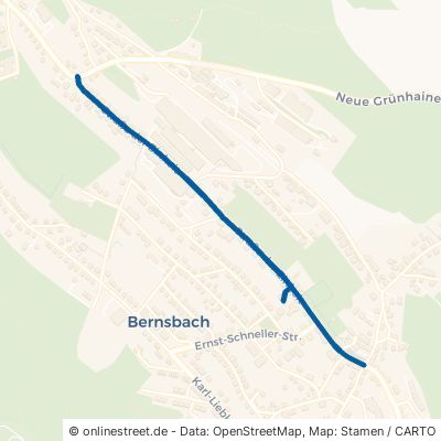 Straße Der Einheit Lauter-Bernsbach Bernsbach 