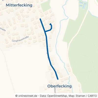 Mitterfeckinger Straße Saal an der Donau Oberfecking 