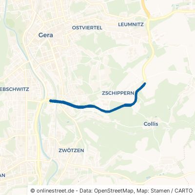Stadtring Süd-Ost 07551 Gera 