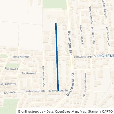 Hackstraße Ludwigsburg Hoheneck 