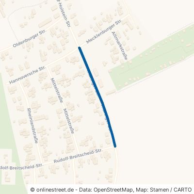 Thüringer Straße Küstriner Vorland Küstrin-Kietz 
