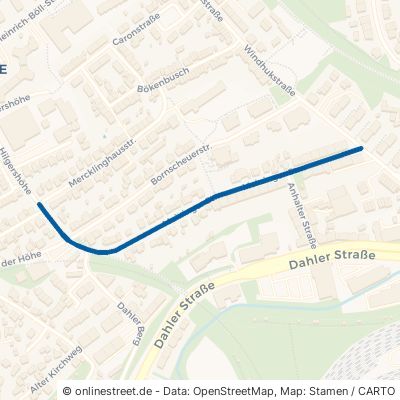 Meininger Straße Wuppertal Langerfeld 