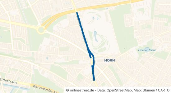 Rennbahnstraße Hamburg Horn 