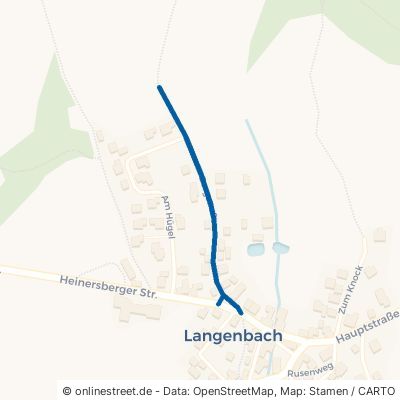 Bergstraße Geroldsgrün Langenbach 