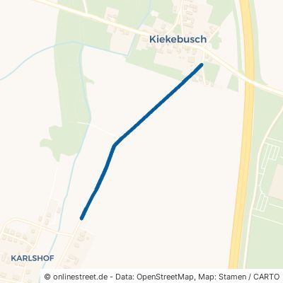 Straße Nach Karlshof Schönefeld Kiekebusch 