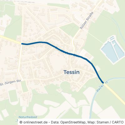 Rostocker Straße Amt Tessin 