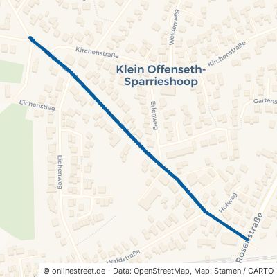 Bahnhofstraße Klein Offenseth-Sparrieshoop 