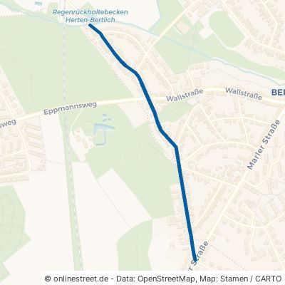 Bertlicher Straße Gelsenkirchen Hassel 