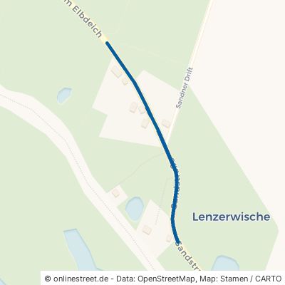 Sandstraße Lenzerwische Kietz 