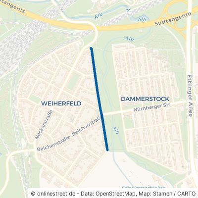 Links der Alb 76199 Karlsruhe Weiherfeld-Dammerstock Weiherfeld - Dammerstock