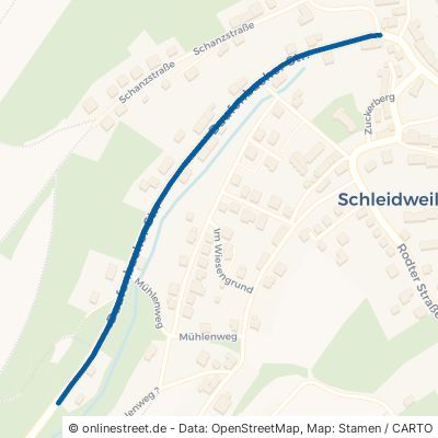 Daufenbacher Straße Zemmer Schleidweiler 