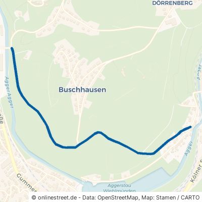 Buschhausener Straße Engelskirchen Osberghausen 