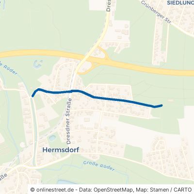 Diensdorfer Straße Ottendorf-Okrilla Hermsdorf 