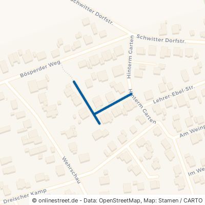 Bürgermeister-Hillebrand-Straße Menden (Sauerland) Schwitten 