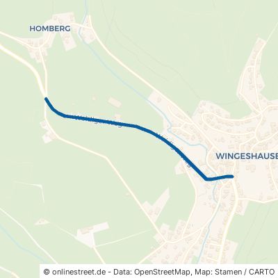 Weidiger Weg Bad Berleburg Wingeshausen 