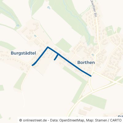 Burgstädtler Straße Dohna Borthen 