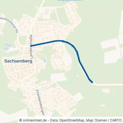 Orker Straße Lichtenfels Sachsenberg 