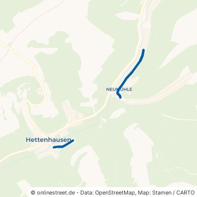 Waldstraße Hettenhausen Neumühle 