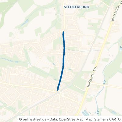 Stedefreunder Straße Bielefeld Brake 