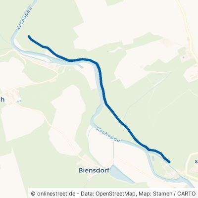 Zschopautalweg Frankenberg (Sachsen) Sachsenburg 