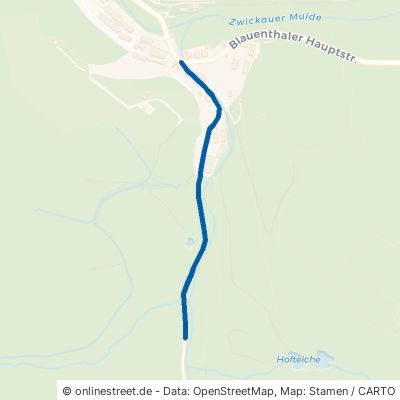 Zimmersacher Straße Eibenstock Blauenthal 