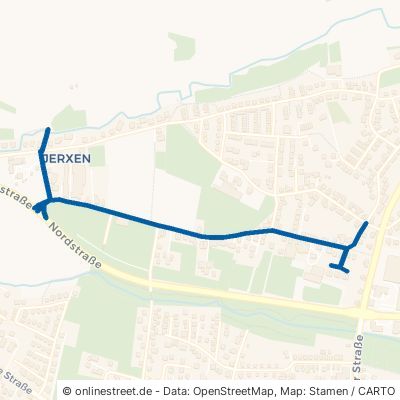 Jerxer Straße Detmold Jerxen-Orbke 