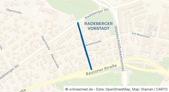 Louis-Braille-Straße Dresden Radeberger Vorstadt 