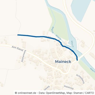 Mühlweg Altenkunstadt Maineck 