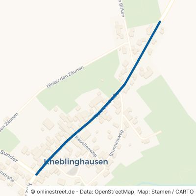Römerstraße Rüthen Kneblinghausen 