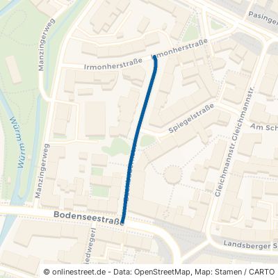 Bachbauernstraße München Pasing-Obermenzing 