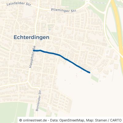 Gartenstraße Leinfelden-Echterdingen Echterdingen 