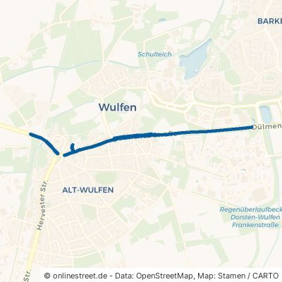 Dülmener Straße Dorsten Wulfen 