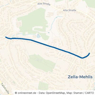 Rodebachstraße Zella-Mehlis 