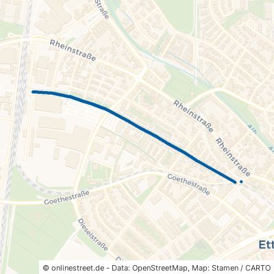 Zehntwiesenstraße Ettlingen 
