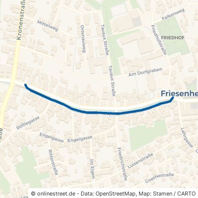 Friesenheimer Hauptstraße (Winterseite) Friesenheim 