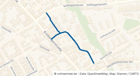 Luise-Vollmar-Straße Mönchengladbach Hardterbroich Giesenkirchen