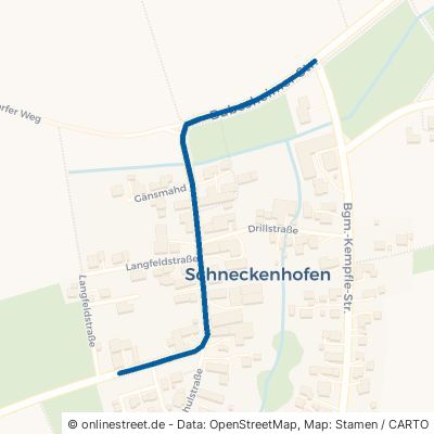 Bubesheimer Straße Bibertal Schneckenhofen 