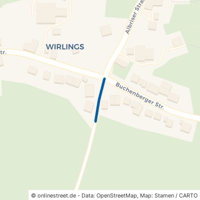 Dreisenmühlstraße Buchenberg Wirlings 