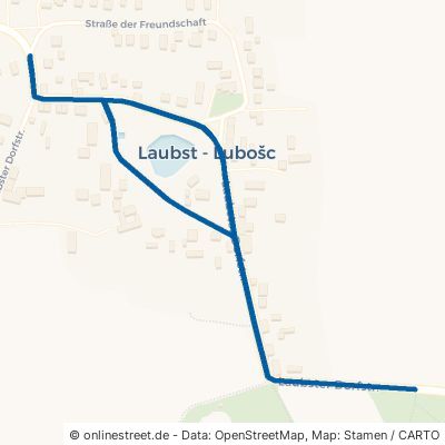 Laubster Dorfstraße Drebkau Laubst 