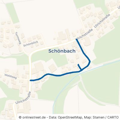 Krebsbachweg 86568 Hollenbach Schönbach Schönbach