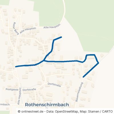 Waldweg Eisleben Rothenschirmbach 